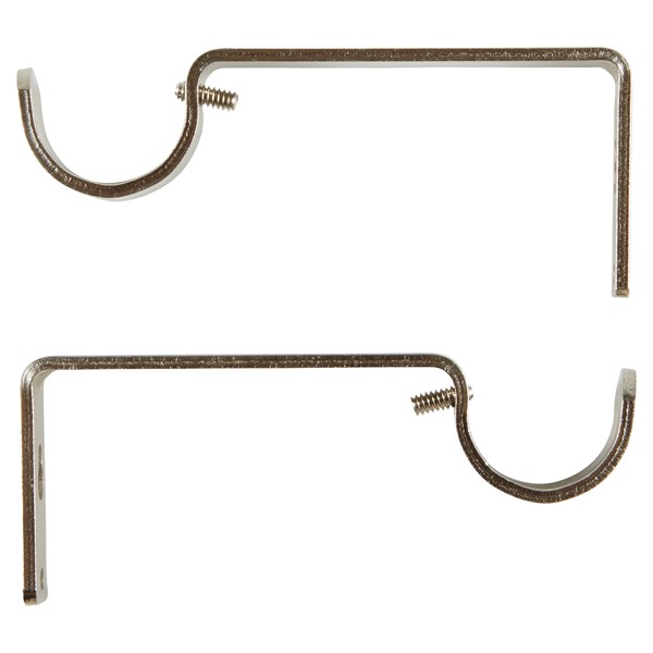 Brackets - Extendable Rod Set 28mm Satin Silver - Component